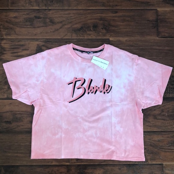 🌟NEW JUICY COUTURE BLONDE JUICY BOXY T MARBLE DYE - Picture 3 of 7